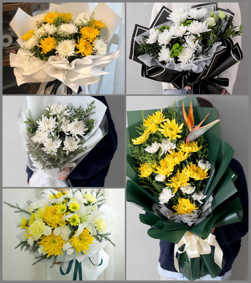 安徽六安市霍邱县临淮岗乡甘花园村白事花束代送